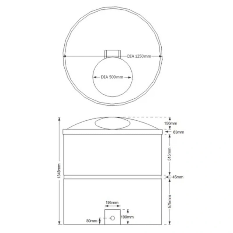 1500 Litre Molasses Tank