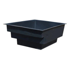 1850 Litres Large Rectangular Garden Pond in Black