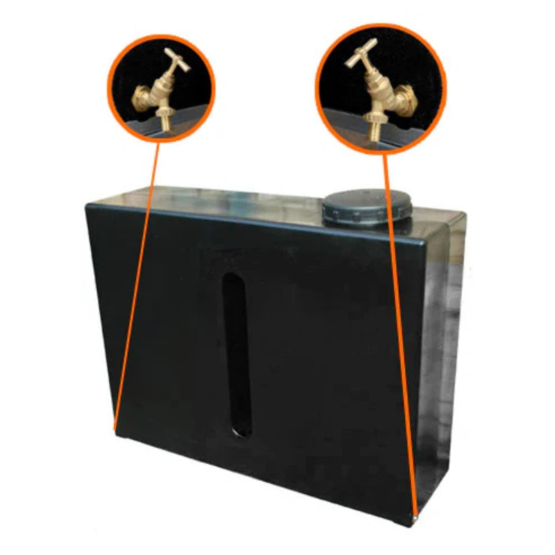 250 Litre Slimline Water Tank  - Double Outlet