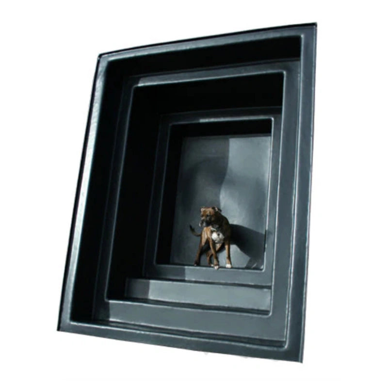 4000 Litres Rectangular Garden Pond in Black