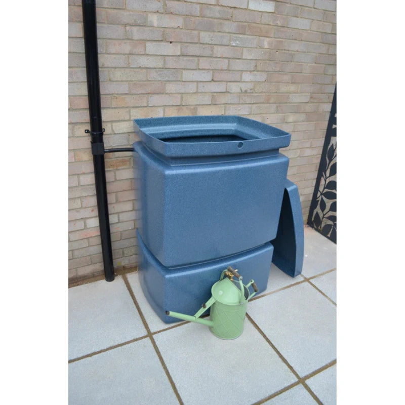 525 Litre Pillar Water Butt in Blue Marble