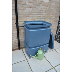 525 Litre Pillar Water Butt in Blue Marble