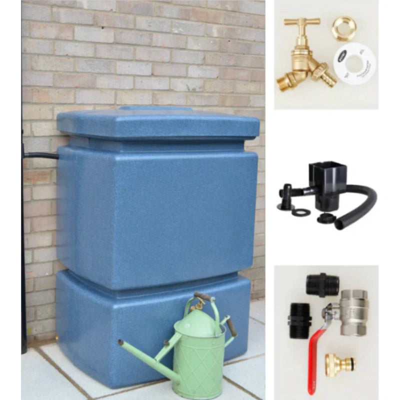 525 Litre Water Butt Kit - Bluestone
