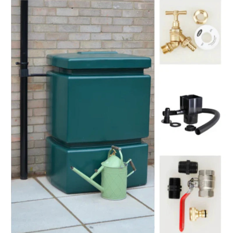 525 Litre Water Butt Kit - Green