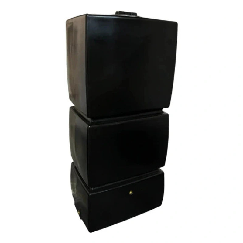 825 Litre Pillar Water Butt in Black