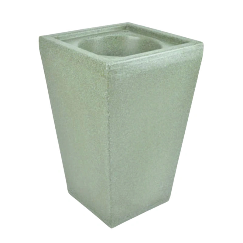Barrington Garden Planter In Green Marble