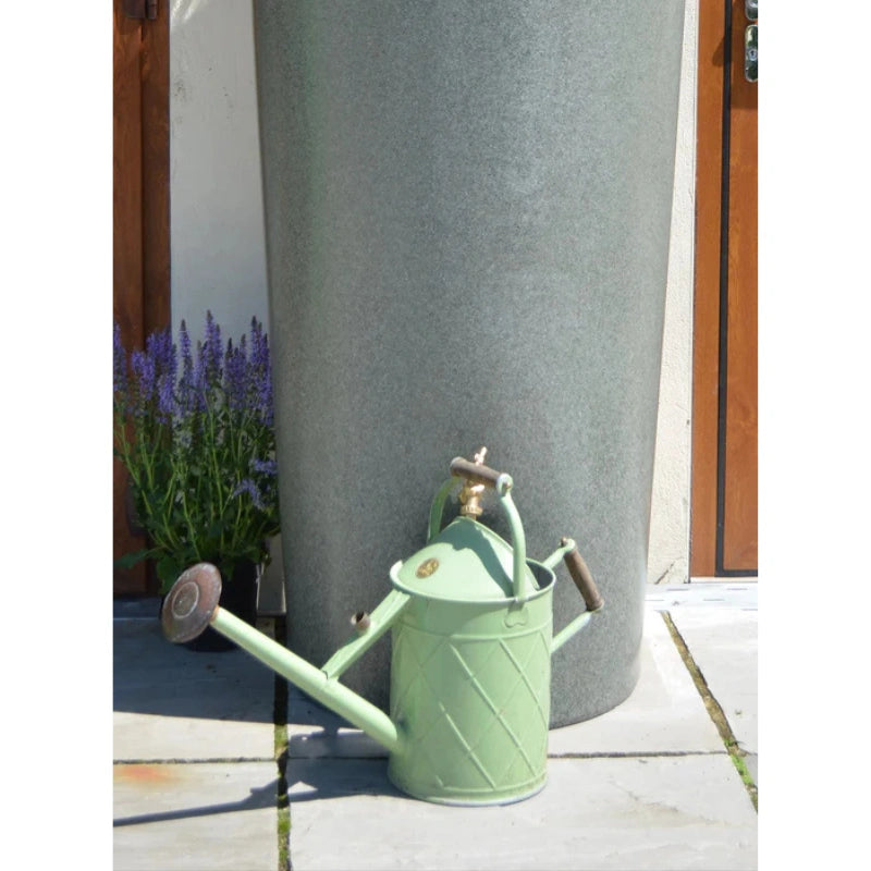 Big City Water Butt Planter - Green Marble