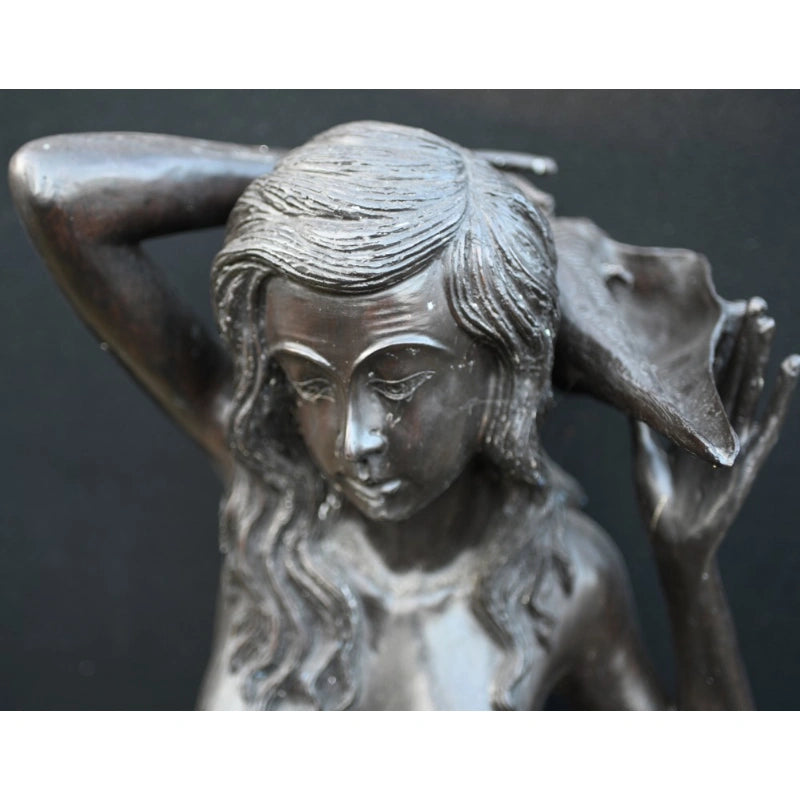 Canonbury Antiques Bronze Mermaid Fountain Garden Statue Siren Female Figurine