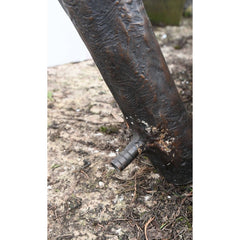 Canonbury Antiques Pair XL Japanese Bronze Cranes Garden Fountain Bird Statue Heron