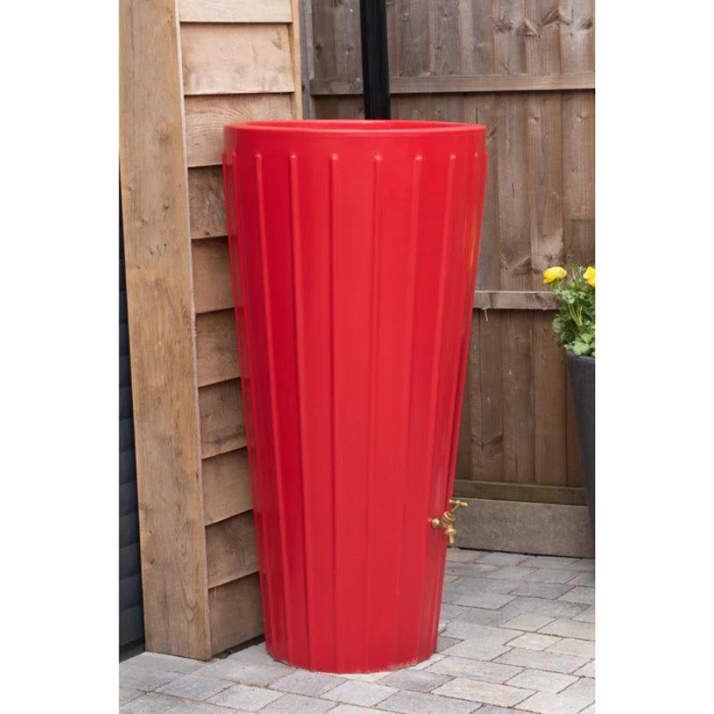 Cosmo 200 Litre Water Butt Planters - Red