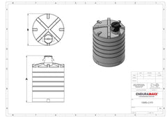 Enduramaxx 12,000 Litre Insulated CAT5 Type AB Air Gap Break Tank