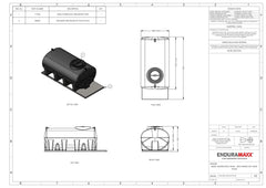 Enduramaxx 6,000 Litre Horizontal Transport Tank