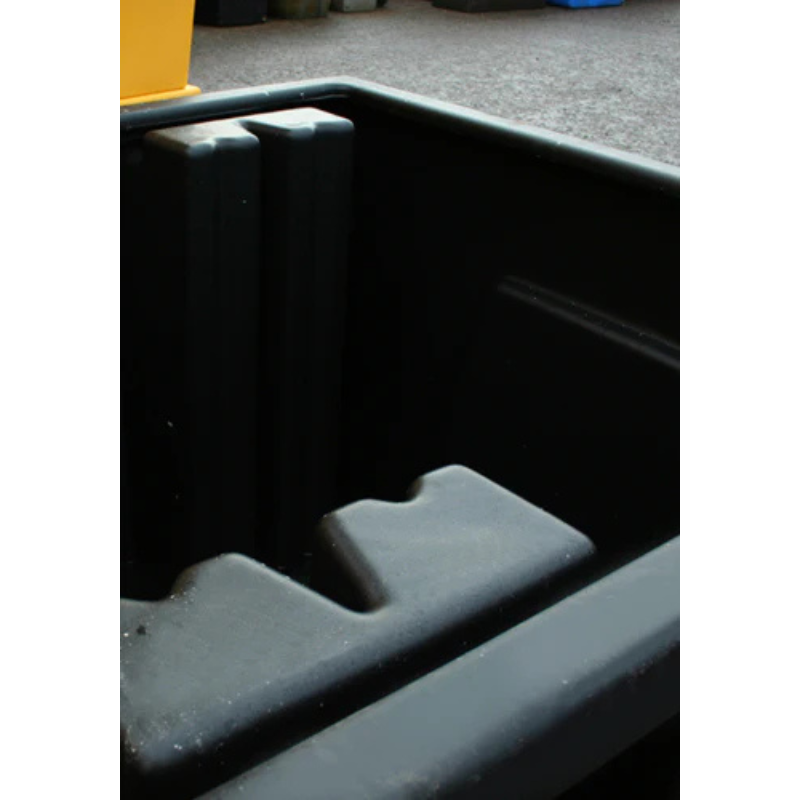 IBC Bund Pallet Black- c/w Grid & Premium Cover