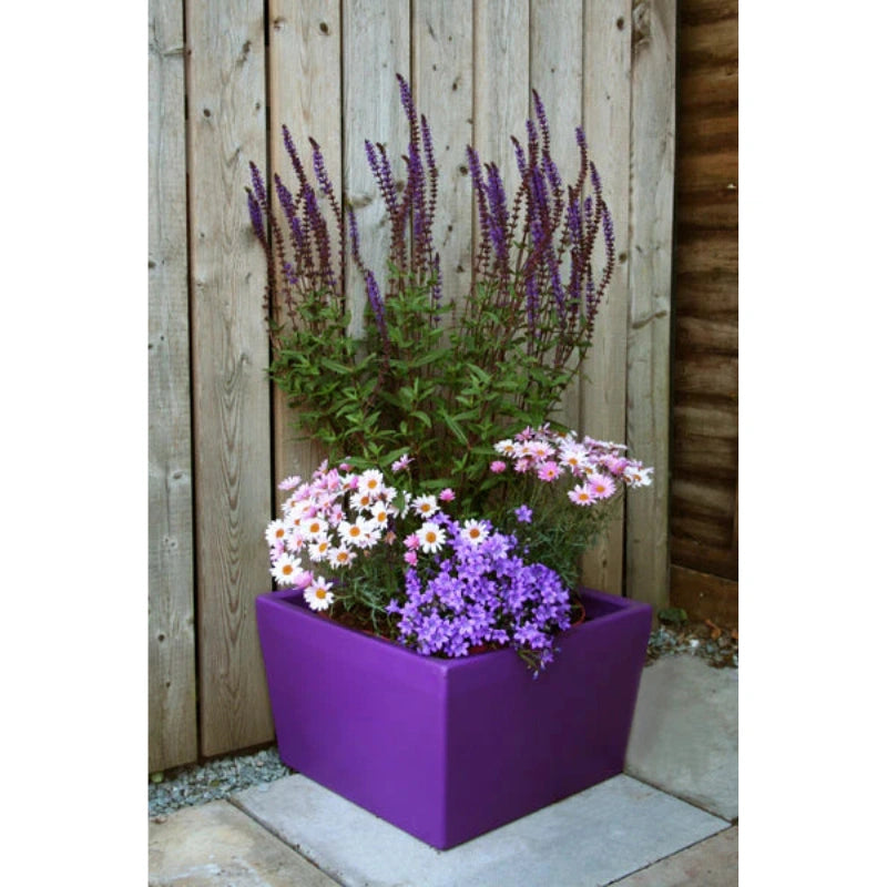 Meldreth Garden Planter In Purple
