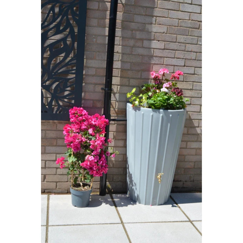 Mini Cosmo Water Butt Planter in Grey