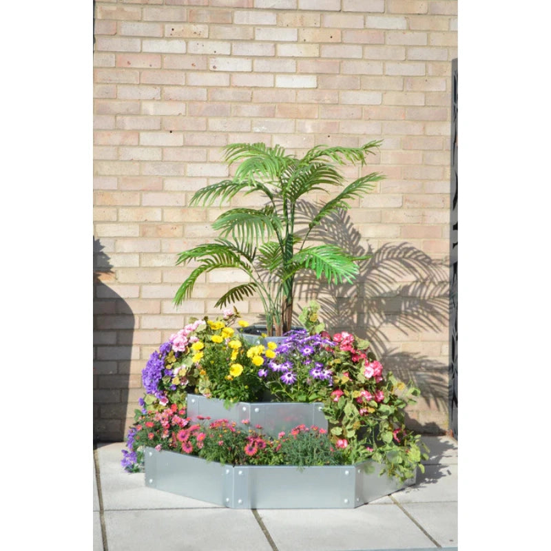 Octagonal Three Tier Raised Bed / Galvanised Planter Set