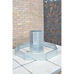 Octagonal Two Tier Raised Bed / Galvanised Planter Set (Lower / Inner)