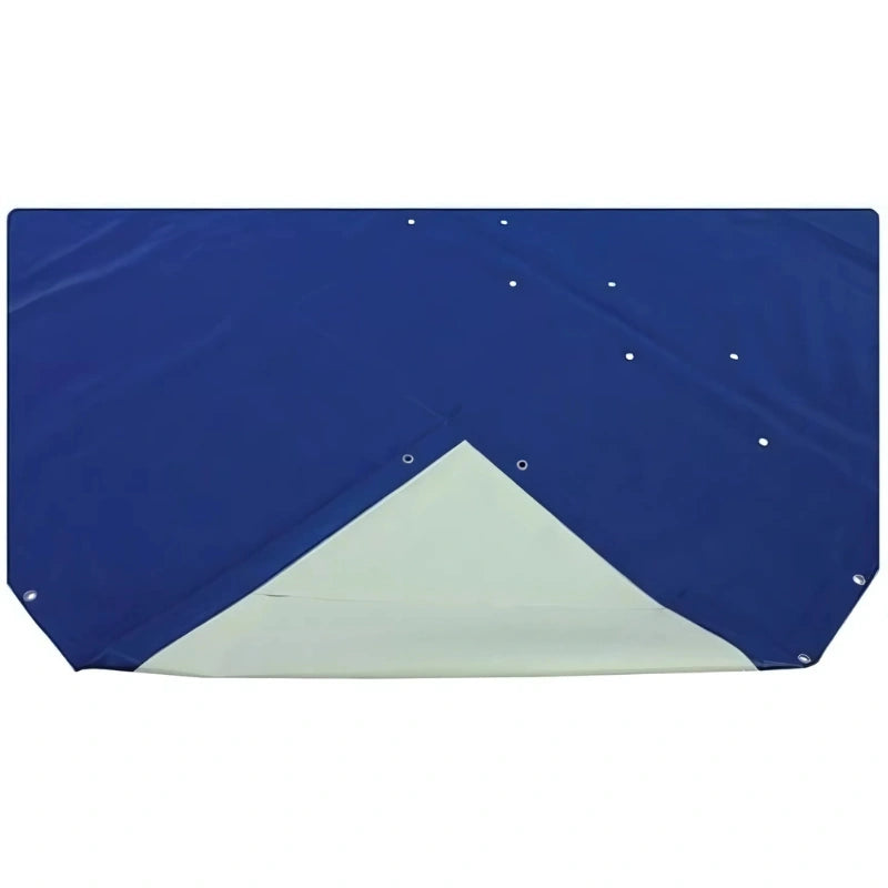 Plastica Opaque Winter Debris Cover with Eyelets and Bungee Blue