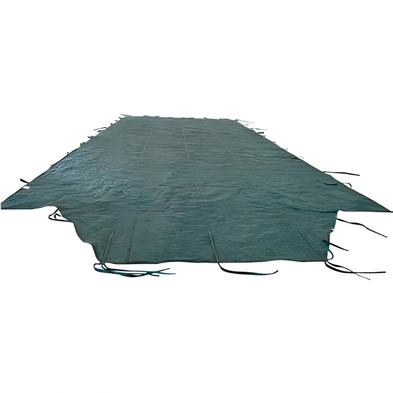 Plastica Winter Debris Cover Deluxe for 14ft x 28ft and 5ft Roman End Pool Green