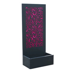 Swirly Wurly Garden Privacy Screen with Regular Planter - 800mm
