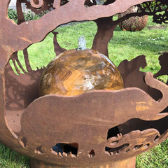 The FirePit Company Stone Sphere Style Water Feature 650-800mm