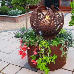 The FirePit Company Stone Sphere Style Water Feature 650-800mm