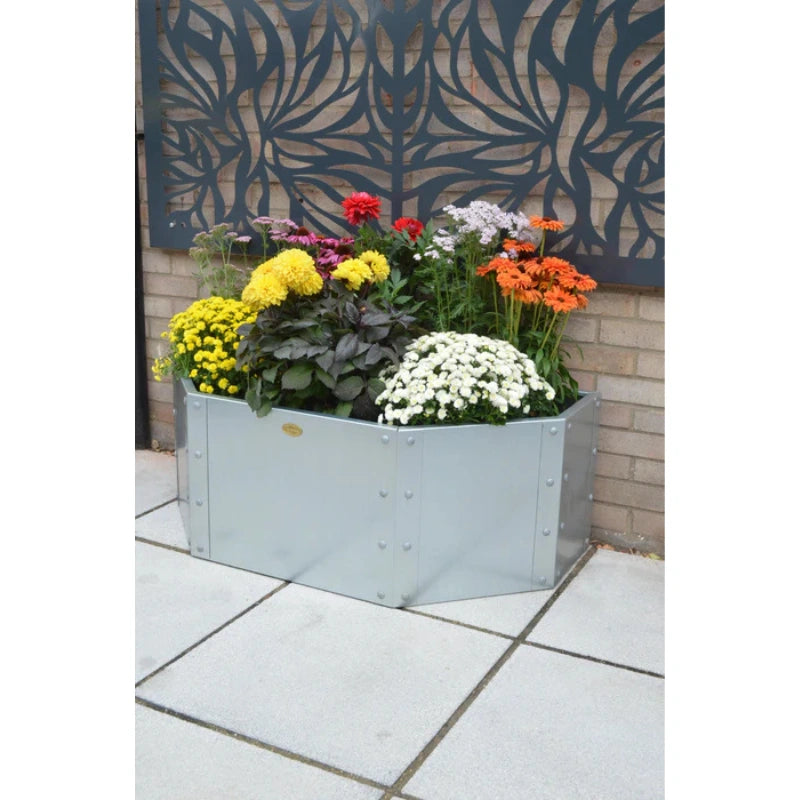 The Haslingfield - Raised Bed / Galvanised Planter