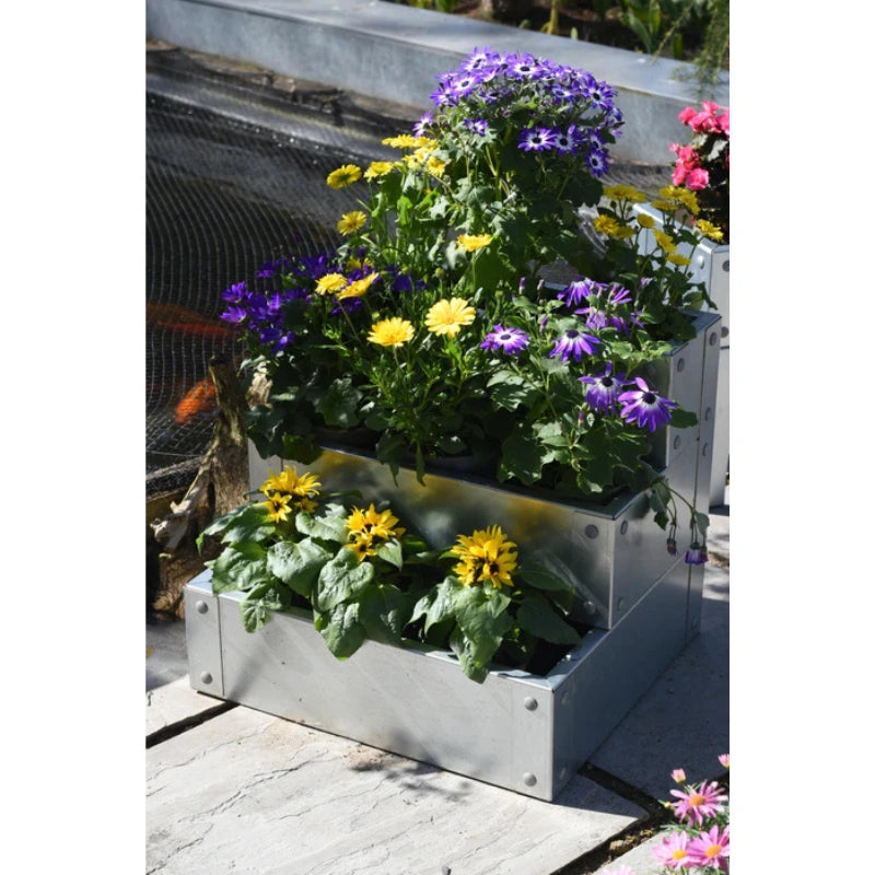 The Three Tier Raised Bed / Galvanised Planter