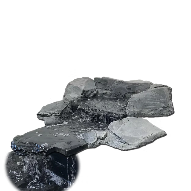 Concrete Niagara Falls Overhang Garden Waterfall RS22
