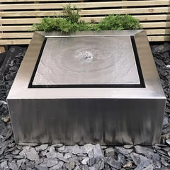 Stainless Steel Square Water Feature