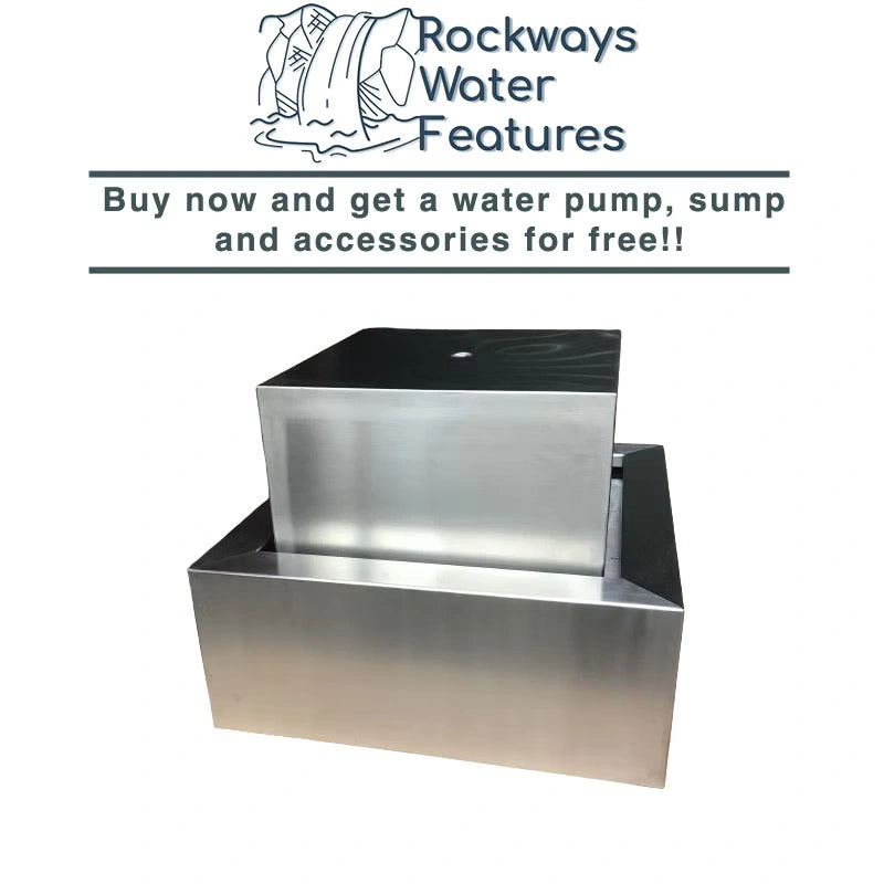 Stainless Steel Square Water Feature