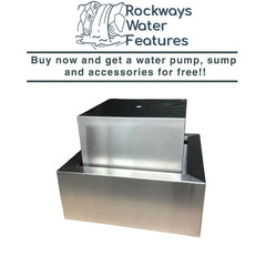 Stainless Steel Square Water Feature