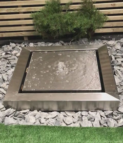 Stainless Steel Square Water Feature