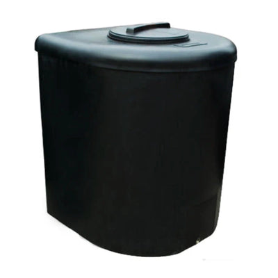 1000 Litre D Shape Water Butt - Black