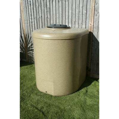 1000 Litre D Shape Water Butt - Sandstone