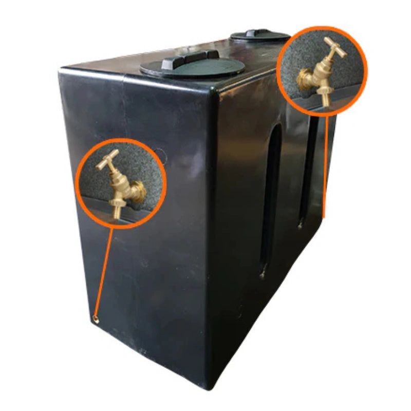 1000 Litre Potable Water Tank - V1 - Double Outlet