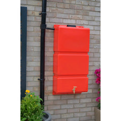 100 Litre Wall Mounted Water Butts - Red