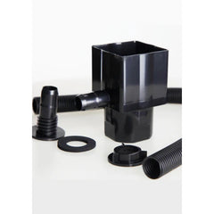 100 Litre Wall Mounted Water Butt with Tap & Diverter - Green Marble