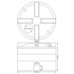 100,000 Litre Underground Water Tank (10 x 10,000 Litres)