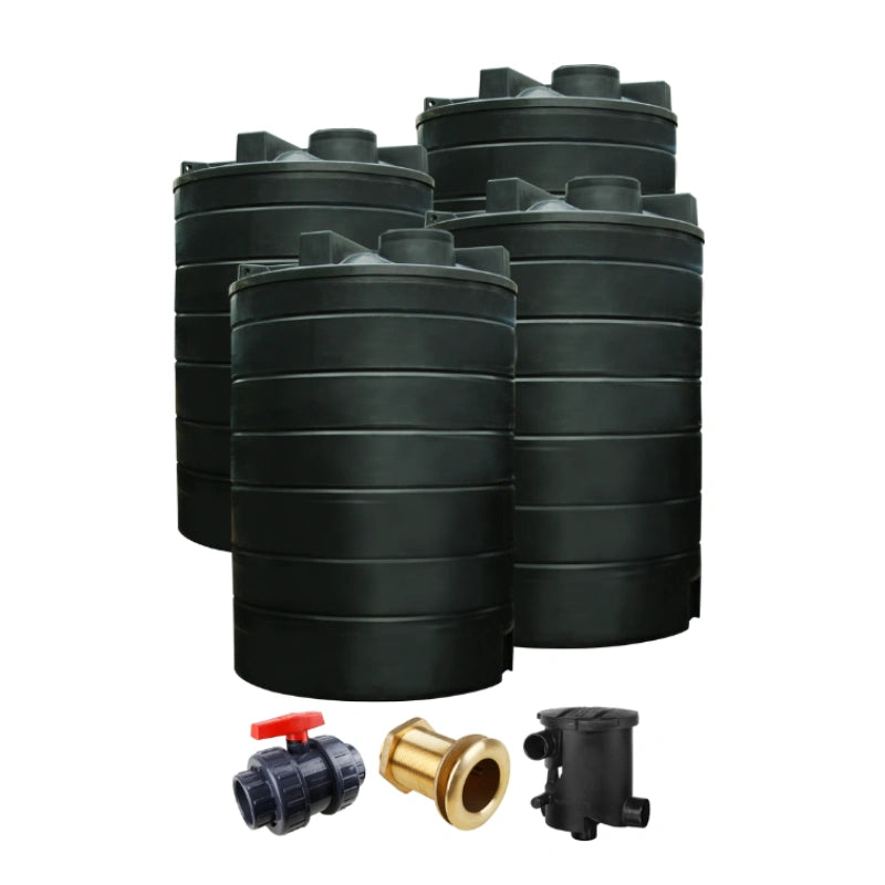 100,000 Litre (4 x 25K) Ecosure Agricultural Rainwater Harvesting System
