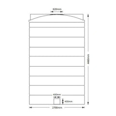 100,000 Litre (5 x 20,000 Litres) Water Tank - Non Potable