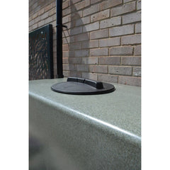 1200 Litre Water Butt in Green Marble