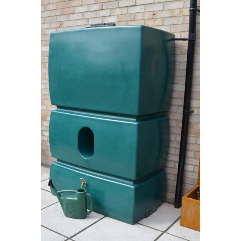1500 Litre Extra Large Water Butt - Rainwater Tank - Green