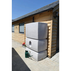 1500 Litre Extra Large Water Butt - White Marble