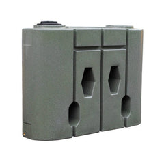 1900 Litre Slimline Water Butt - Green Marble