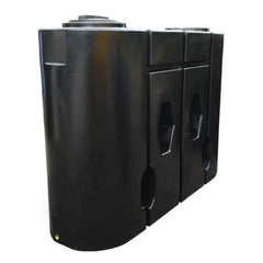 1900 Slimline Water Tank Black