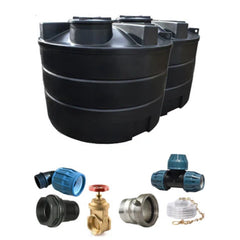 20000 Litre (2 x 10K) Fire Water Tank - BSRT