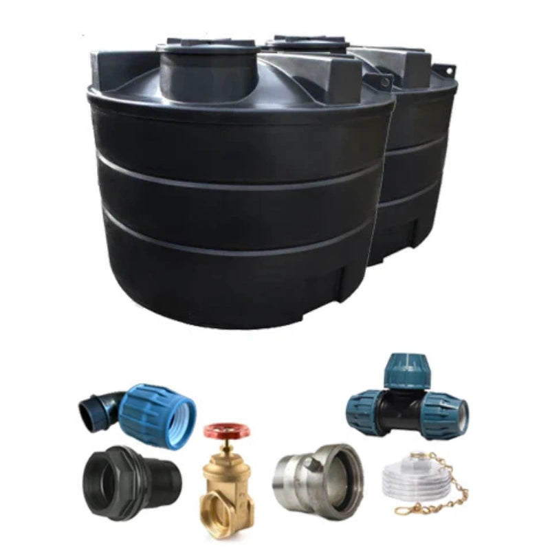 20000 Litre (2 x 10K) Fire Water Tank - BSRT