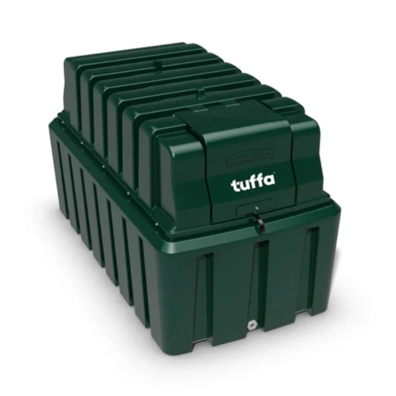 2500 Litre Plastic Bunded Heating Oil Tank 1'' Bottom Outlet - Clock Gauge, Tank Pack