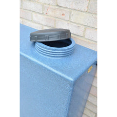 250 Litre Slimline Water Butt in Blue Marble - Double Outlet